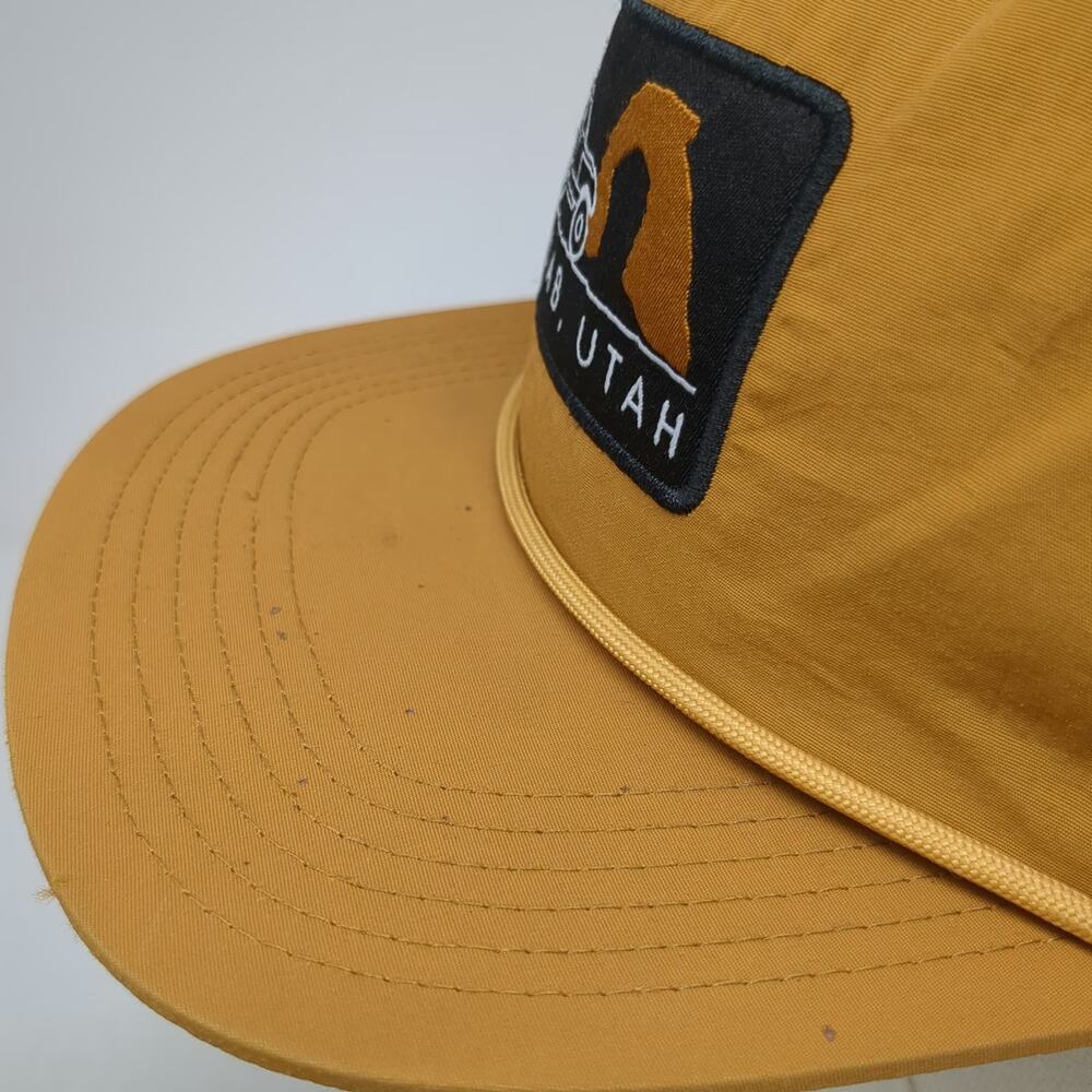 Legacy 5 Panel Brown One Size Moab Utah Jeep Arch Nylon Rope Snapback Hat - Picture 5 of 11